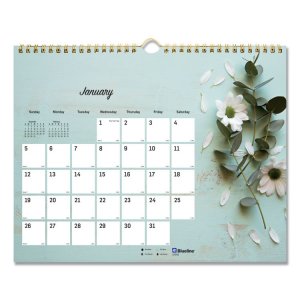 Rediform C173122 Romantic Wall Calendar