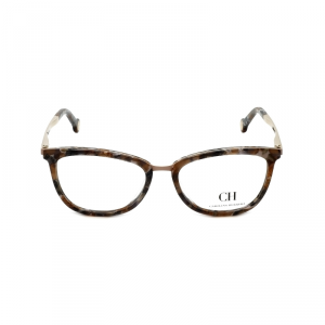 Carolina VHE094K-0323 Vhe094k-0323 Women's Brown  Gold Square Acetate 