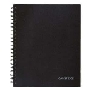 Mead 06100 Notebook,8.5x11 1 Sub,bk