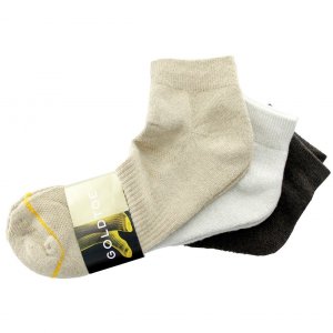 Gold GM287 3 Pair Uptown Low Cut  Men's Assorted Socks