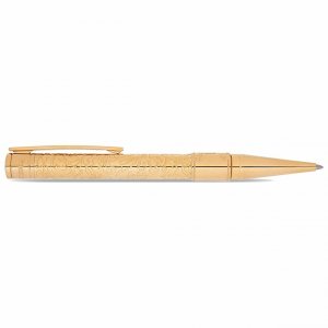 St 265101 S.t. Dupont Pirates Of The Caribbean Gold Tone Ballpoint Pen