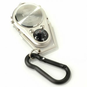 Field F165FOBT Led Compass Thermometer Carabiner Alarm Pocket Watch