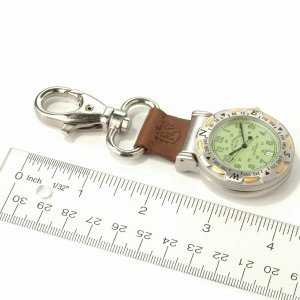 Field F25FOBL Camp Master Green Dial Multi-function Compass Leather Po