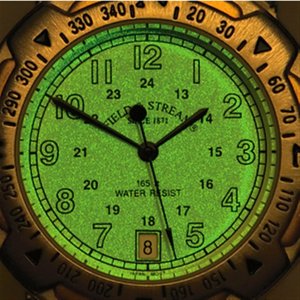 Field F25FOBL Camp Master Green Dial Multi-function Compass Leather Po