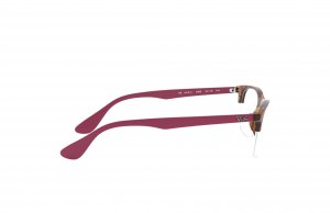 Ray RB4419-5889 Ray-ban Rb4419-5889 Rubber Red Havana Square Optical 5