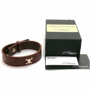 St 003201PC S.t. Dupont Pirates Of The Caribbean Brown Leather Bracele