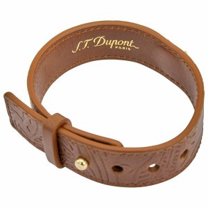 St 003201PC S.t. Dupont Pirates Of The Caribbean Brown Leather Bracele