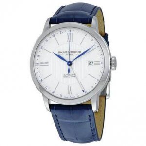 Baume 10272 Baume  Mercier  Classima Core White Dial Men's Blue Alliga