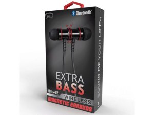 Bulk DA316 Ihip Extra Bass Wireless Magnetic Bluetooth Earbuds