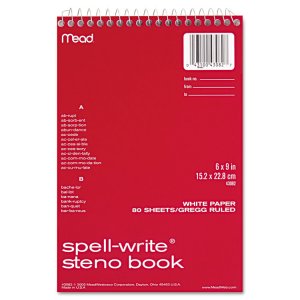 Mead 43082 Book,steno,spell Wrte,ast