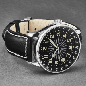 Brav P554WT-A1 Zeno P554wt-a1 Men's 'pilot' X-large World Timer Limite