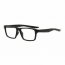 Nike 7112-010 7112-010 Black Square Unisex Plastic Eyeglasses