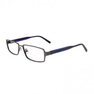 Converse Q026-Gunmetal Q026 Gunmetal Rectangular Men's Metal Eyeglasse