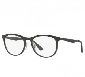 Ray RB7116-5196 Ray-ban Rb7116-5196 Black Round Men's Nylon Eyeglasses