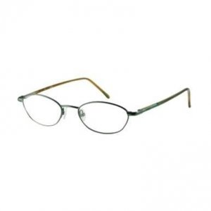 Guess GU-1030-SGRN Gu-1030-sgrn Satin Green Oval Unisex Metal Eyeglass