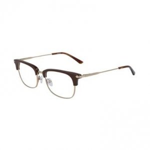 Calvin CK-19105-210 Ck-19105-210 Brown Rectangular Men's Metal Eyeglas