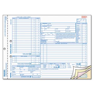 Rediform 4P489 Form, Auto Rep Qd 50pk