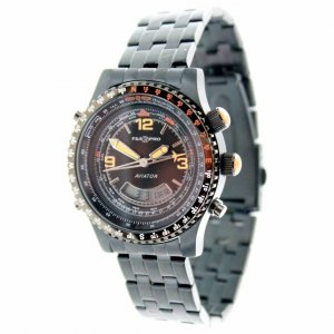 Field FE6BGKBSK Chronograph Black Ion Plated Stainless Steel Men's E68