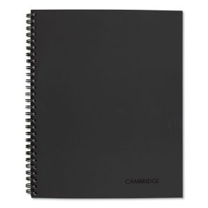 Mead 06132 Notebook,meetng,8.5x11,bk