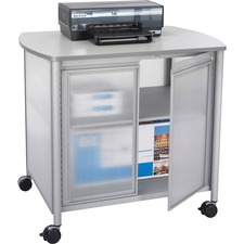 Safco SAF 1859GR Safco Impromptu Deluxe Machine Stand With Doors - 100