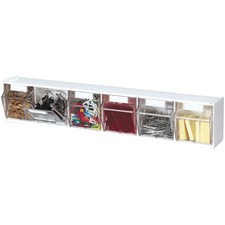 Deflecto DEF 20603OP Tilt Bin Interlocking Multi-bin Storage Organizer