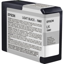 Original Epson EPS T580700 Ultrachrome K3 Ink Cartridge - Inkjet - Lig