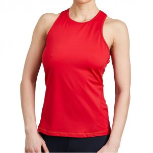 Urban URBAN SAV US113CHRM-M Women's Triangle Tank In Cherry