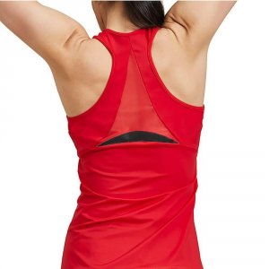 Urban URBAN SAV US113CHRM-M Women's Triangle Tank In Cherry