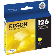 Original Epson T126420 Durabrite 126 Ink Cartridge - Inkjet - Yellow -