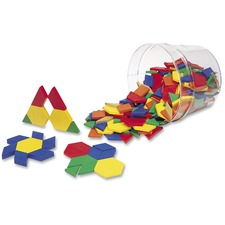 Learning LRN LER0134 Plastic Pattern Blocks Set - Themesubject: Learni