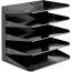 Mmf MMF 26425L004 Mmf Horizontal Desk File Trays - 5 Tier(s) - 12.1 He