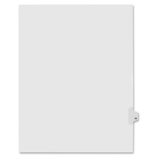 Kleerfax KLF 91096 Kleer-fax Numeric Laminated Tab Index Dividers - Pr