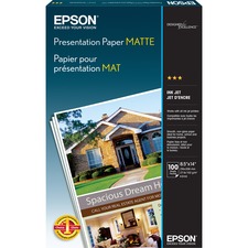 Epson S041067 Inkjet Inkjet Paper - White - 90 Brightness - 90% Opacit