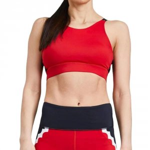 Urban URBAN SAV US101CHRM-M Mccarren Sports Bra In Cherry Red