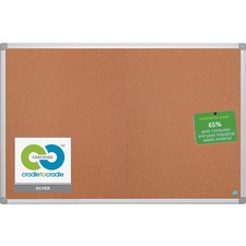 Bi-silque BVC CA271790 Mastervision Aluminum Frame Recycled Cork Board