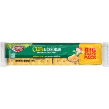 Kelloggs KEB 21163 Keeblerreg Clubreg Crackers With Cheddar Cheese - C