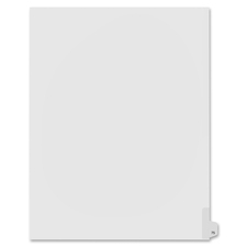 Kleerfax KLF 91075 Kleer-fax Numeric Laminated Tab Index Dividers - Pr