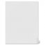 Kleerfax KLF 91075 Kleer-fax Numeric Laminated Tab Index Dividers - Pr