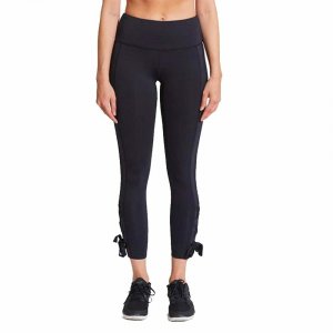 Urban URBAN SAV US120BLKM-M Women's Tie Legging In Black