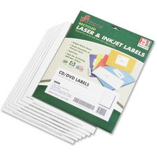 National 7530015549538 Skilcraft Matte Cddvd Label - 50  Pack - Circle