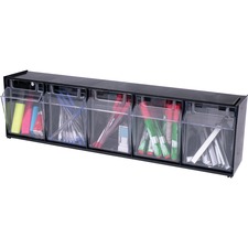 Deflecto DEF 20504OP Tilt Bin Interlocking Multi-bin Storage Organizer