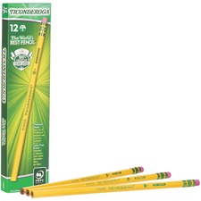 Dixon DIX 13881 Ticonderoga Wood-case Pencils - 1 Lead - Yellow Barrel