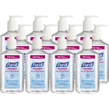 Gojo GOJ 365912CT Purellreg; Sanitizing Gel - 12 Fl Oz (354.9 Ml) - Pu