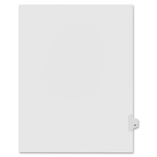 Kleerfax KLF 91097 Kleer-fax Numeric Laminated Tab Index Dividers - Pr