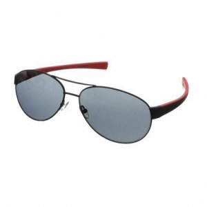 Tag 660256110641503 0256-110 Lrs Matte Black Red Aviator Outdoor Grey 