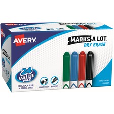 Avery AVE 29860 Averyreg; Pen-style Dry Erase Markers - Bullet Marker 