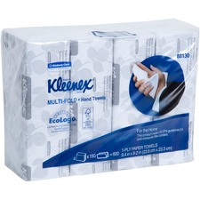 Kimberly KCC 88130 Kleenex Multi-fold Towels - 1 Ply - 9.20 X 9.40 - B