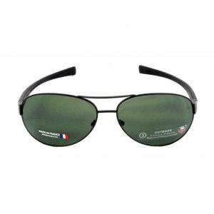 Tag 660256301641503 0256-301 Lrs Black Aviator 64mm Green Lens Sunglas