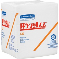 Kimberly KCC 05812 Wypall L30 Light Duty Wipers - Wipe - 12.50 Width X