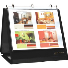 Lion LIO 40009BK Lion Insta-cover Round Ring Easel Binder - 1 12 Binde